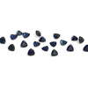 3 to 3.5mm Dark Blue Australian Sapphire Trillions