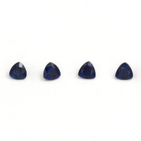 3 to 3.5mm Dark Blue Australian Sapphire Trillions