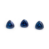 4 to 5.75mm Bright Blue Australian Sapphire Trillions