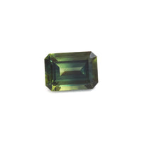 1.55ct Dark Green Australian Sapphire Emerald Cut