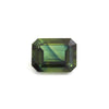 2.14ct Dark Green Australian Sapphire Emerald Cut