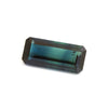 2.56ct Dark Teal Australian Sapphire Elongated Emerald Cut