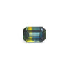 .94ct Bi-Color Australian Sapphire Emerald Cut