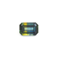 .94ct Bi-Color Australian Sapphire Emerald Cut