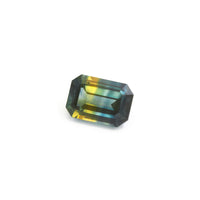 .94ct Bi-Color Australian Sapphire Emerald Cut