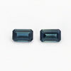 4x3 to 6x4mm Dark Denim Australian Sapphire Emerald Cuts