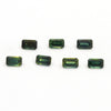 4x3 to 6X4mm Dark Green Australian Sapphire Emerald Cuts