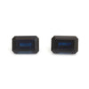 4x3 to 6x4mm Dark Blue Australian Sapphire Emerald Cuts