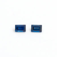 3x2mm Bright Blue Australian Sapphire Baguettes