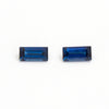 4x2 to 6x3mm Bright Blue Australian Sapphire Baguettes