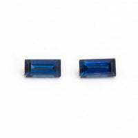 4x2 to 6x3mm Bright Blue Australian Sapphire Baguettes