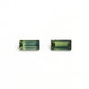 4x2 to 6x3mm Dark Green Australian Sapphire Baguettes