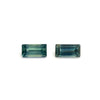 4x2 to 6x3mm Dark Teal Australian Sapphire Baguettes