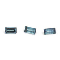 4x2 to 6x3mm Medium Denim Australian Sapphire Baguettes