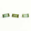 4x2 to 6x3mm Medium Green Australian Sapphire Baguettes