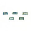 4x2 to 6x3mm Medium Teal Australian Sapphire Baguettes