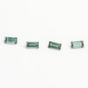 4x2 to 6x3mm Medium Teal Australian Sapphire Baguettes