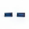 4x2 to 6x3mm Bright Blue Australian Sapphire Baguettes