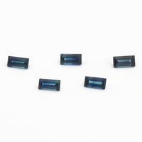 4x2 to 6x3mm Dark Denim Australian Sapphire Baguettes