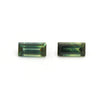 4x2 to 6x3mm Dark Green Australian Sapphire Baguettes