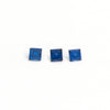 2.5 to 3.5mm Bright Blue Australian Sapphire Carré Step Cuts