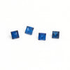 2.5 to 3.5mm Bright Blue Australian Sapphire Carré Step Cuts