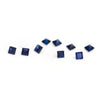 2.5 to 3.5mm Deep Blue Australian Sapphire Carré Step Cuts