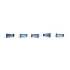 3x1.5x1mm AAA Denim Australian Sapphire Tapered Baguettes