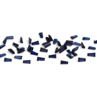 3x1.5x1mm Dark Blue Australian Sapphire Tapered Baguettes