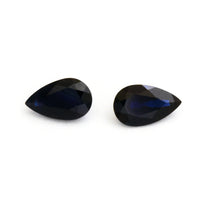 5x3 to 7x5mm Midnight Blue Australian Sapphire Pears