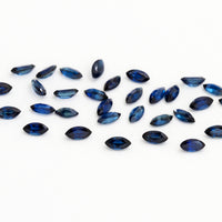 4x2 to 6x3mm Deep Blue Australian Sapphire Marquise