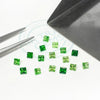 2.5 to 3.5mm Tsavorite Garnet Princess Cuts