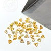 3.5 to 5mm Grossular Garnet Triangles