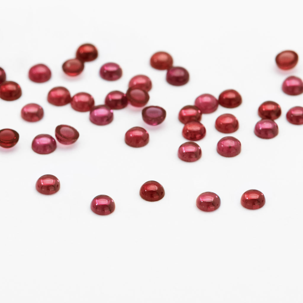1.5 to 3mm Anthill Garnet Round Cabs