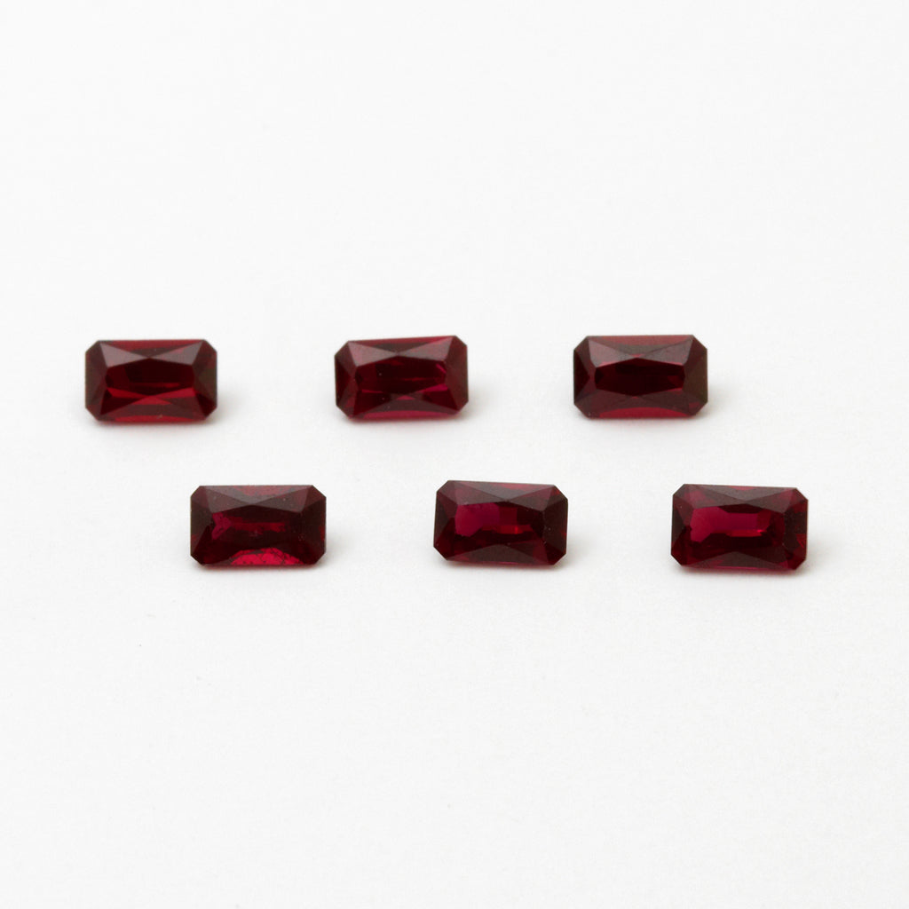 5x3mm Anthill Garnet Brilliant Emerald Cuts