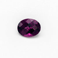 9x7mm Grape Garnet® Checkerboard Ovals