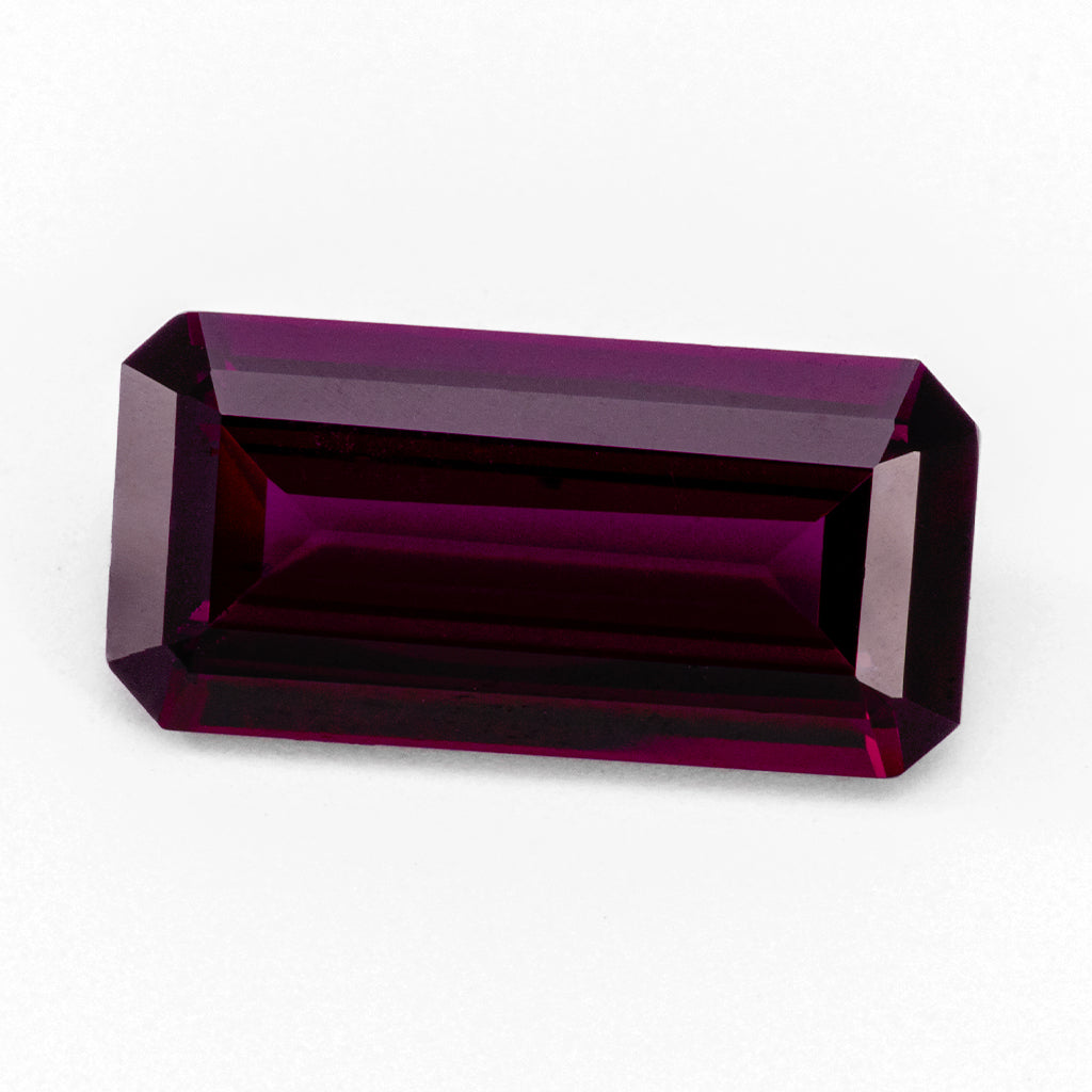11.27ct Grape Garnet® Emerald Cut – Columbia Gem House