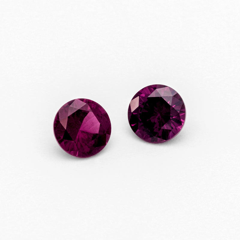 4 to 7mm Grape Garnet® Rounds