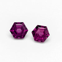 4 to 5mm Grape Garnet® Hexagons