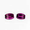 5x3 to 8x6mm Grape Garnet® Opposed Bar Cushions