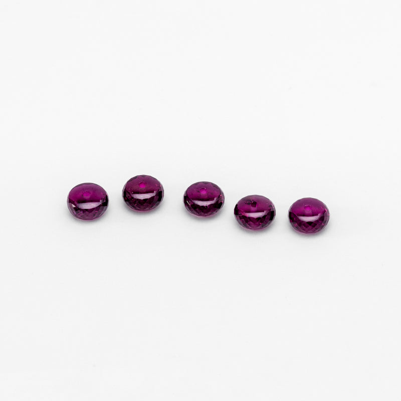 5 to 6mm Grape Garnet® Rondels