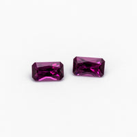 5x3 to 8x6mm Grape Garnet® Barion Emerald Cuts