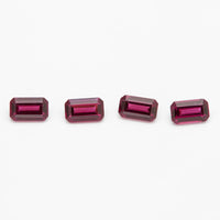 5x3 to 8x6mm Idaho Clearwater™ Rhodolite Emerald Cuts