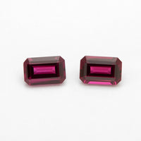 5x3 to 8x6mm Idaho Clearwater™ Rhodolite Emerald Cuts