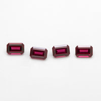 5x3 to 8x6mm Idaho Clearwater™ Rhodolite Emerald Cuts
