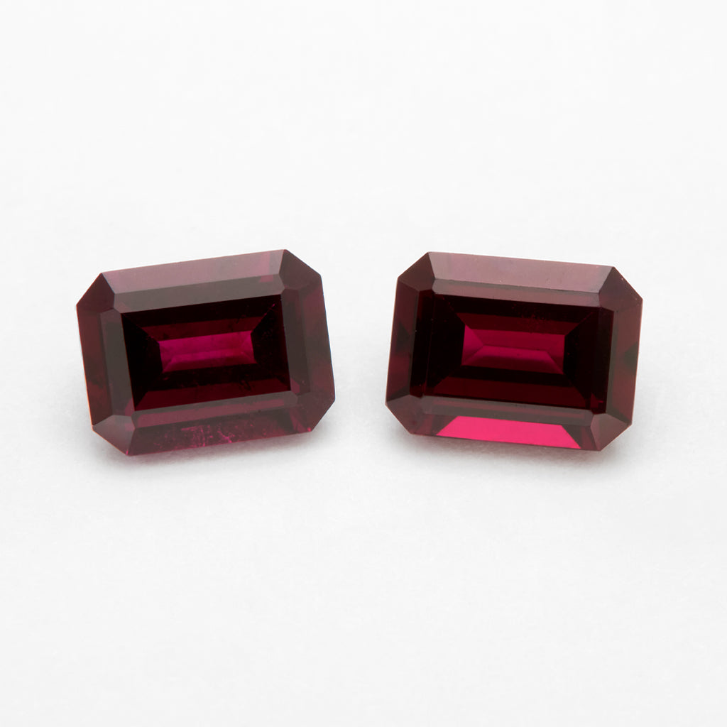 5x3 to 8x6mm Idaho Clearwater™ Rhodolite Emerald Cuts