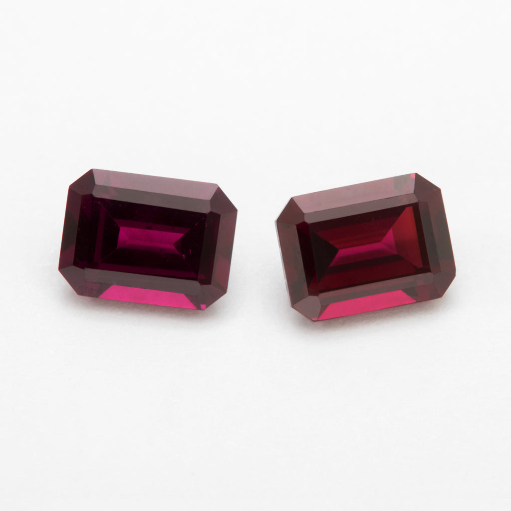 5x3 to 8x6mm Idaho Clearwater™ Rhodolite Emerald Cuts