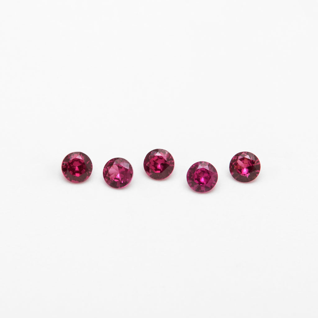 1 to 3.5mm Idaho Clearwater™ Rhodolite Rounds