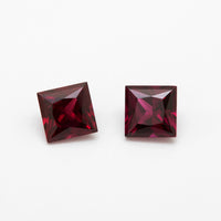 4 to 8mm Idaho Clearwater™ Rhodolite Princess Cuts