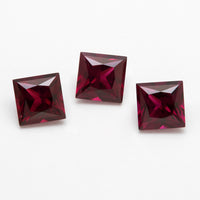 4 to 8mm Idaho Clearwater™ Rhodolite Princess Cuts
